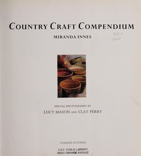 Tapa de Country craft compendium