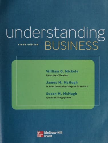 Tapa de Understanding business