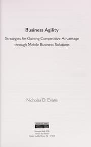 Tapa de Business agility