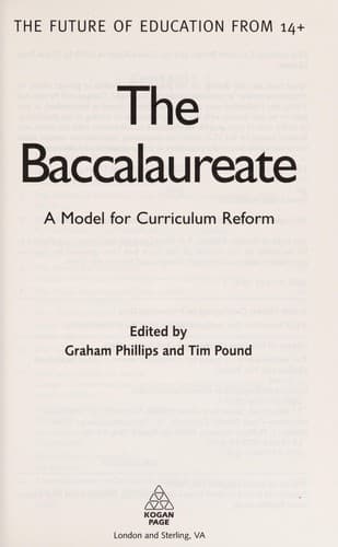 Tapa de The baccalaureate