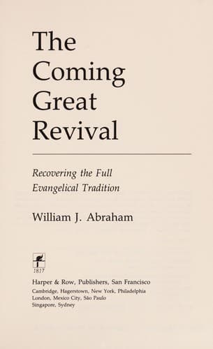 Tapa de The coming great revival