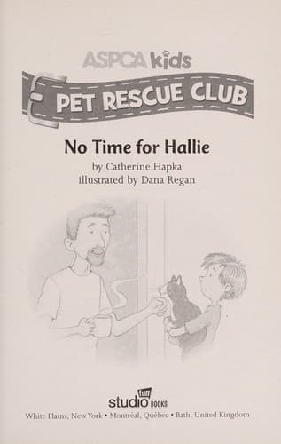 Tapa de No time for Hallie