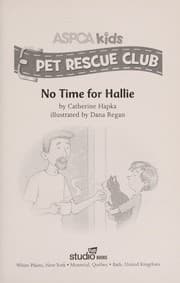 Tapa de No time for Hallie