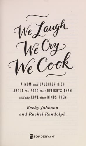 Tapa de We laugh, we cry, we cook