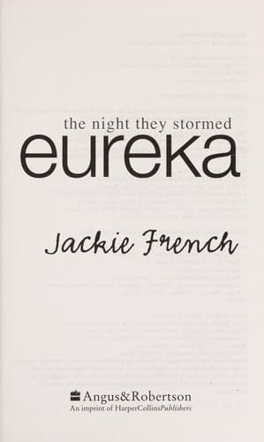 Tapa de The night they stormed Eureka