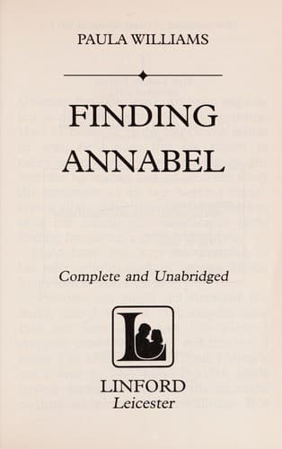 Tapa de Finding Annabel