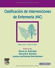 Tapa de Clasificación de intervenciones de enfermería (NIC) - 5. ed.
