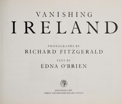 Tapa de Vanishing Ireland