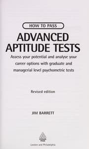 Tapa de How to pass advanced aptitude tests