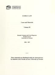 Tapa de Family law
