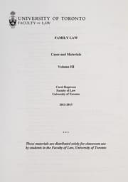 Tapa de Family law