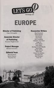 Tapa de Let's go Europe 2015