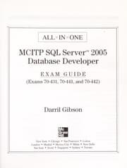 Tapa de MCITP SQL server 2005 database developer