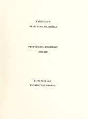 Tapa de Family law