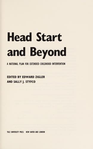 Tapa de Head Start and beyond