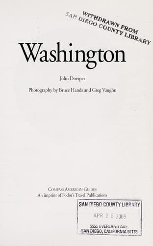 Tapa de Washington