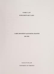 Tapa de Family law
