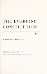 Tapa de The emerging Constitution