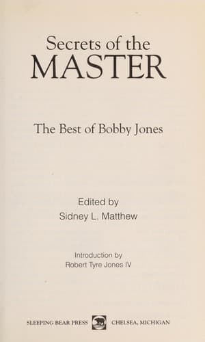 Tapa de Secrets of the master