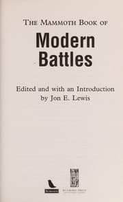 Tapa de The mammoth book of modern battles