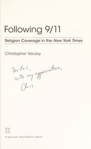 Tapa de Following 9/11