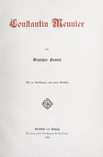 Tapa de Constantin Meunier