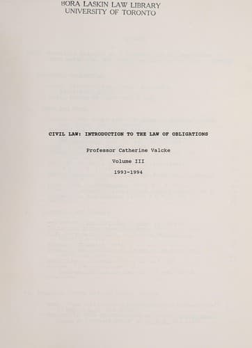 Tapa de Civil law