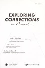 Tapa de Exploring corrections in America