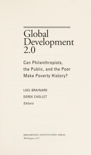 Tapa de Global development 2.0