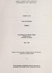 Tapa de Family law
