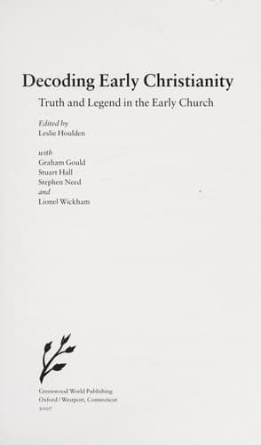 Tapa de Decoding early Christianity