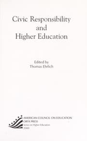 Tapa de Civic responsibility and higher education