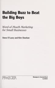 Tapa de Building buzz to beat the big boys