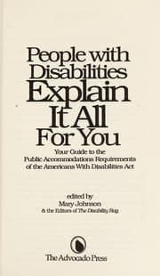 Tapa de People With Disabilities Explain It All for You