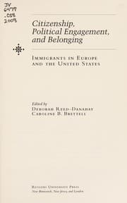 Tapa de Citizenship, political engagement, and belonging