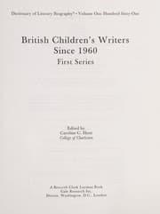 Tapa de British children's writers since 1960