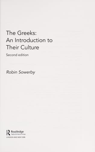 Tapa de The Greeks