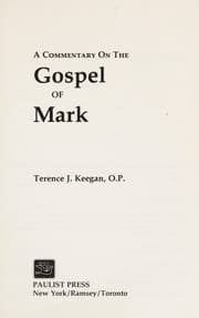 Tapa de A commentary on the Gospel of Mark