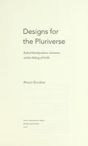 Tapa de Designs for the pluriverse