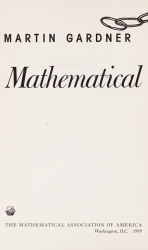 Tapa de Mathematical magic show