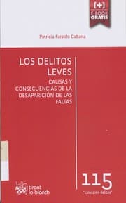 Tapa de Los delitos leves