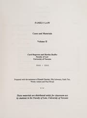 Tapa de Family law