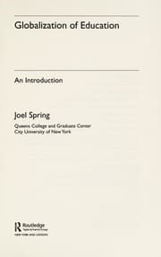 Tapa de Globalization of education