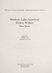 Tapa de Modern Latin-American fiction writers