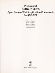 Tapa de Professional DotNetNuke 5
