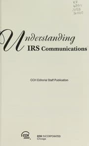 Tapa de Understanding IRS communications
