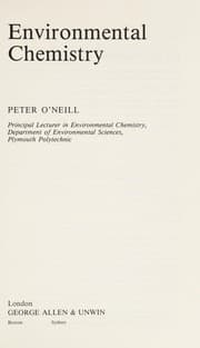 Tapa de Environmental chemistry