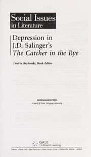 Tapa de Depression in J.D. Salinger's The catcher in the rye