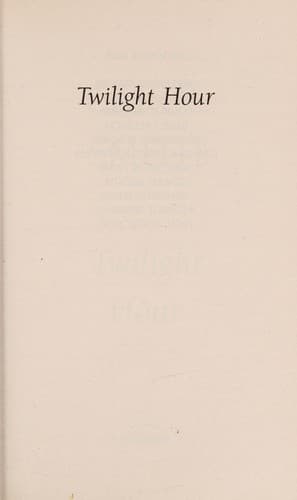 Tapa de Twilight hour