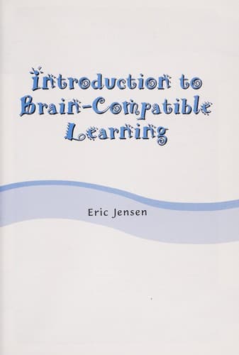 Tapa de Introduction to brain-compatible learning